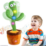 Dancing Cactus Plush Toy Green Soft Foam