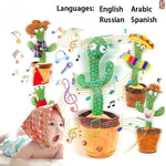 Dancing Cactus Plush Toy Green Soft Foam