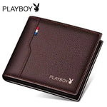 Playboy Wallet Men's Short Wallet Driver's License Card Holder Wallet Men's Student Korean Style Fashionable Wallet