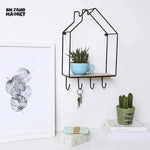 WALL MOUNTED HOME SHAPED SHELF